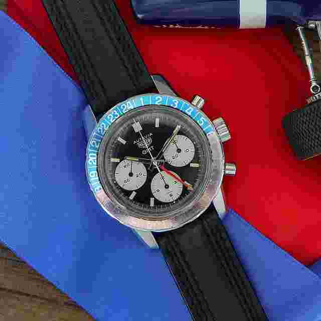Heuer
                           
                                 Autavia GMT Vintage Ref. 2446C