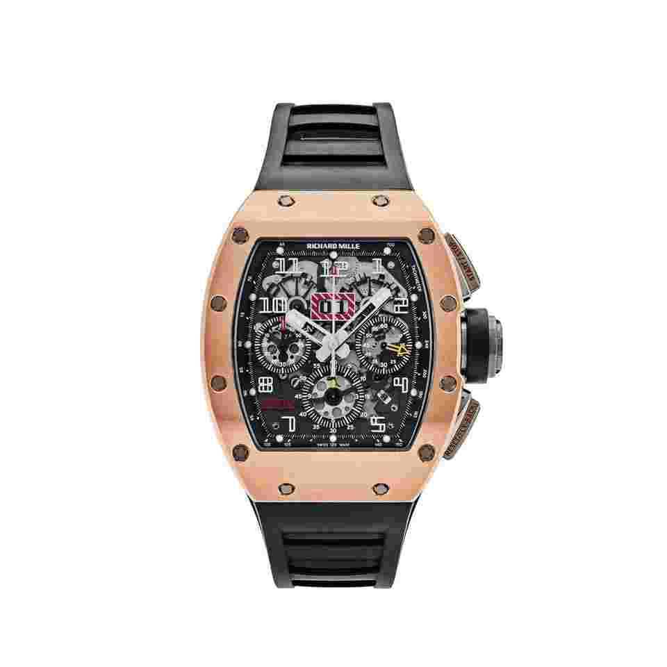 Richard Mille RM 011
                           
                                 Flyback Chronograph Felipe Massa 18K Rose Gold Men's Watch
