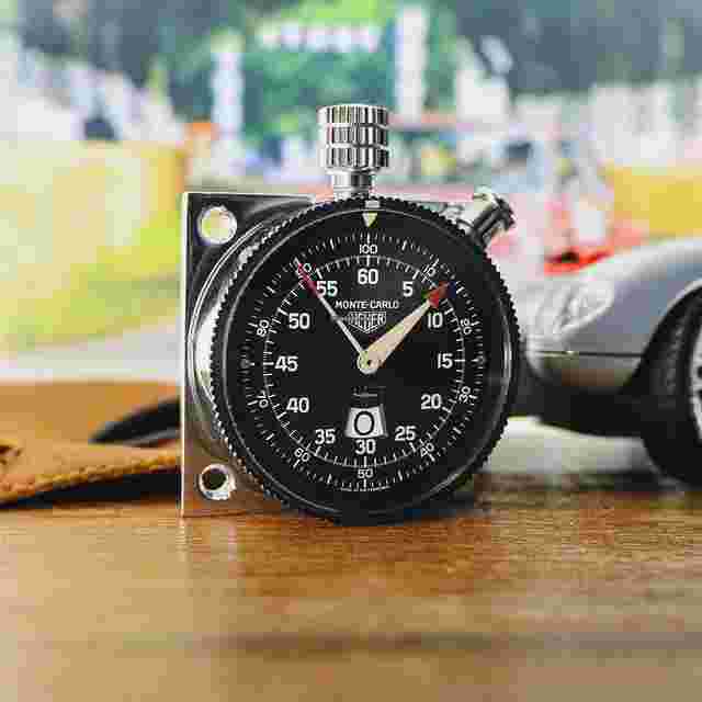 Heuer
                           
                                 Vintage Monte-Carlo Stopwatch from 60s