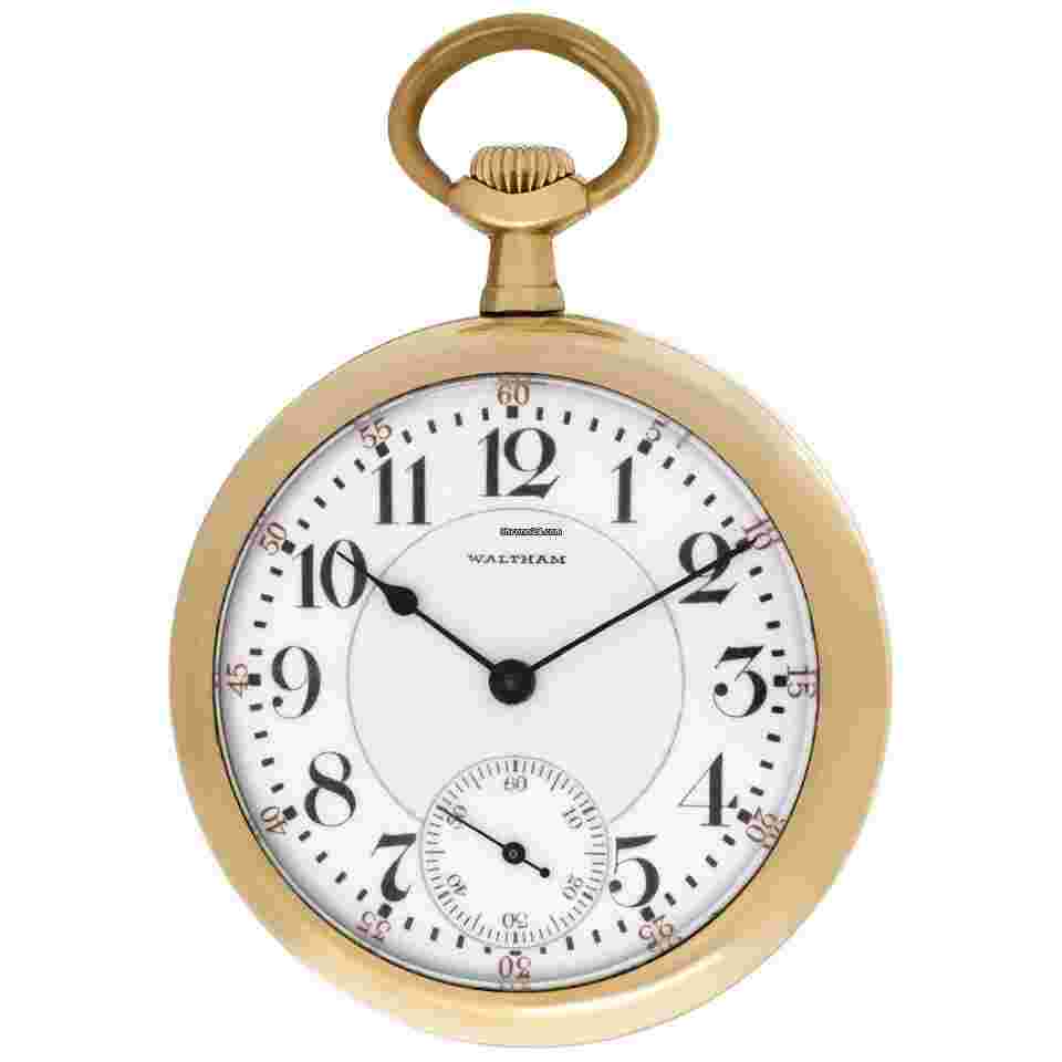 Waltham
                           
                                 pocket watch Gold Fill 50mm watch