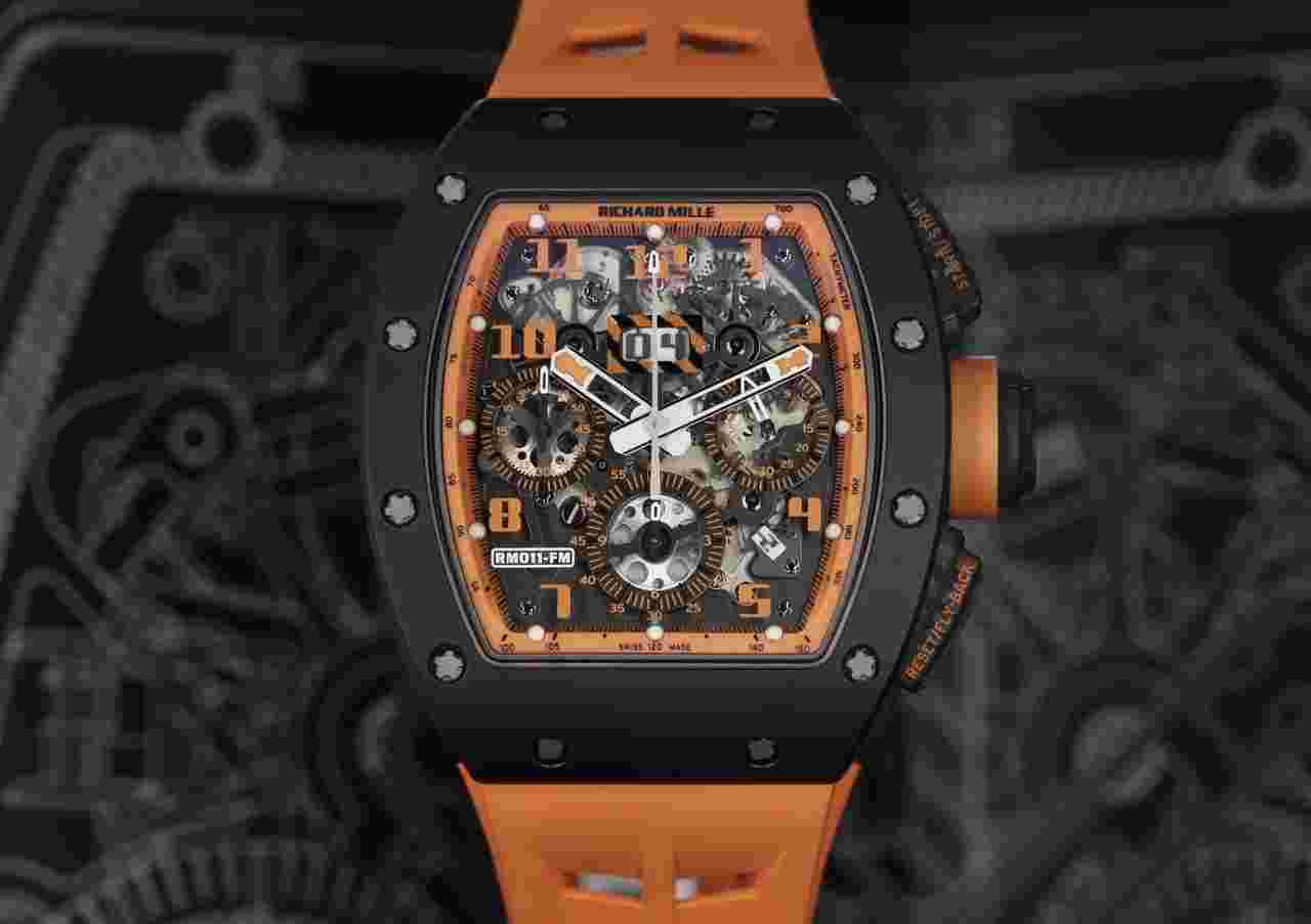 Richard Mille RM 011
Felipe Massa TZP Orange Storm Boutique Limited Edition 30 Pieces Ultra Light NTPT