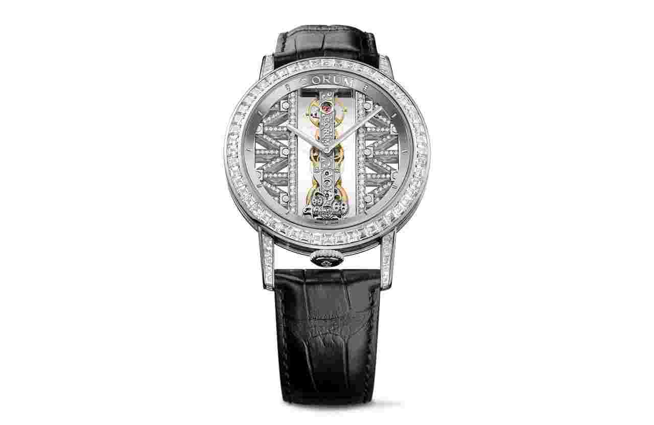 Corum Golden Bridge
UNWORN Golden Bridge 43 White Gold Baguette Ref# B113/03253 box & papers
