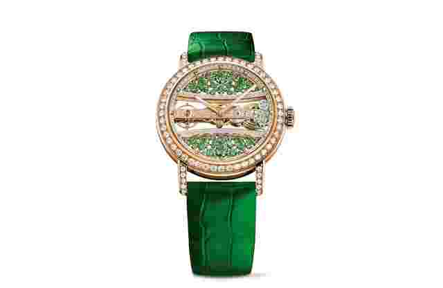 Corum Golden Bridge
                           
                                 UNWORN Golden Bridge 39 Rose Gold Full Diamonds Ref# B113/03787 box & papers