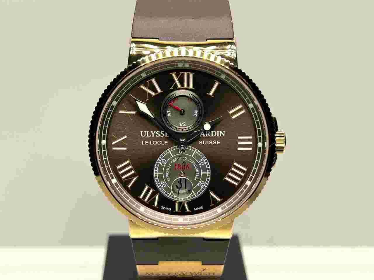 Ulysse Nardin Marine Chronometer 43mm
Maxi Marine Chronometer 18KT RG Unique Piece 266-67
