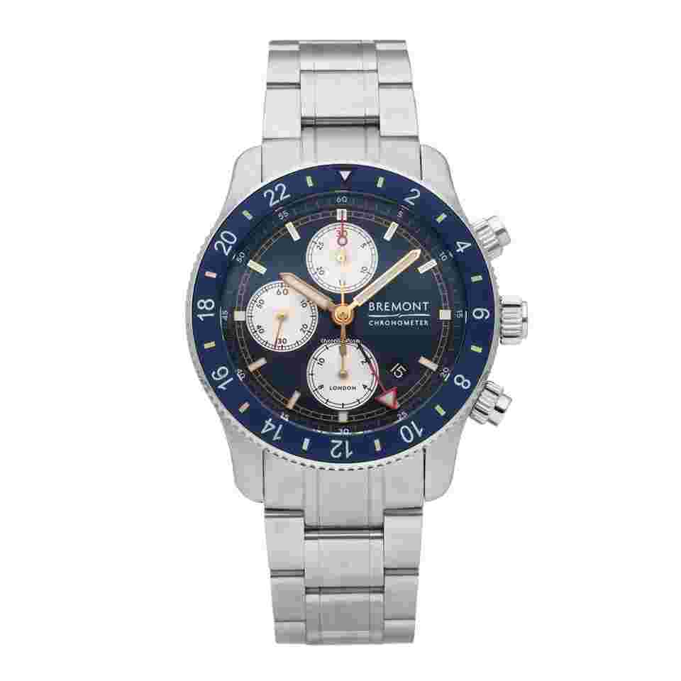 Bremont Supermarine Blue Men's Watch - SMARINECHRONO-BL-B