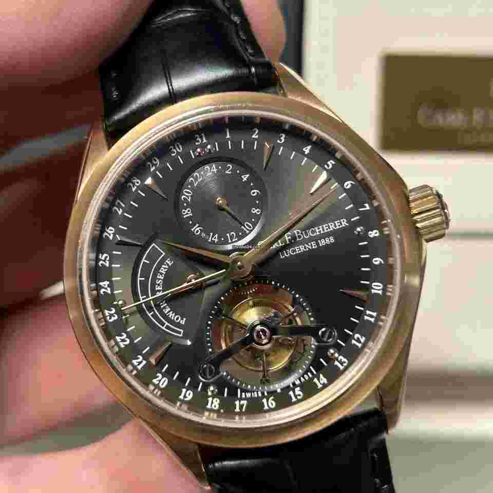 Carl F. Bucherer Manero
                           
                                 Rose gold limited edition 188 tourbillon watch Carl F. Manero Autodate 00.10918.03.33.01