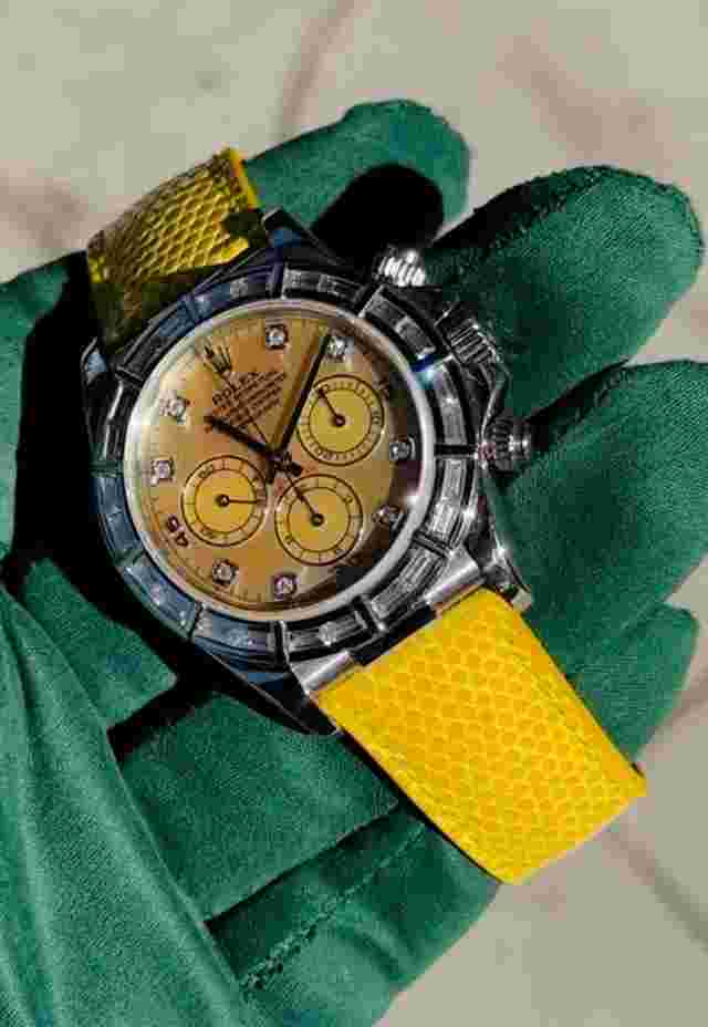 Rolex Daytona
                           
                                 Cosmograph Daytona Zenith Lemon Dial 16589BR Extremely Rare