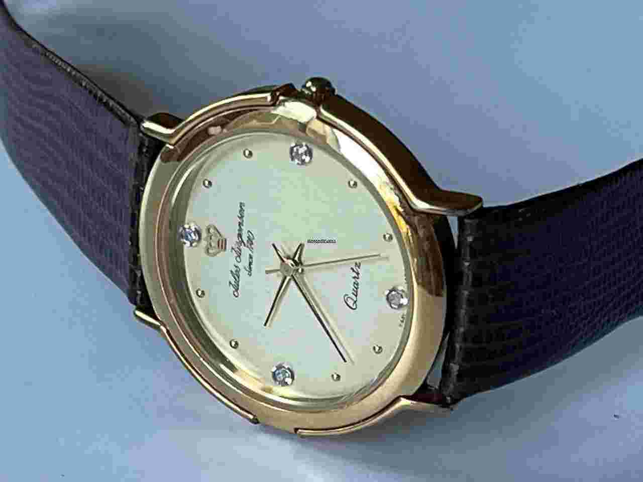Jules Jürgensen
                           
                                 Ladies Gold Capped Genuine Diamonds Sapphire Crystal Vintage