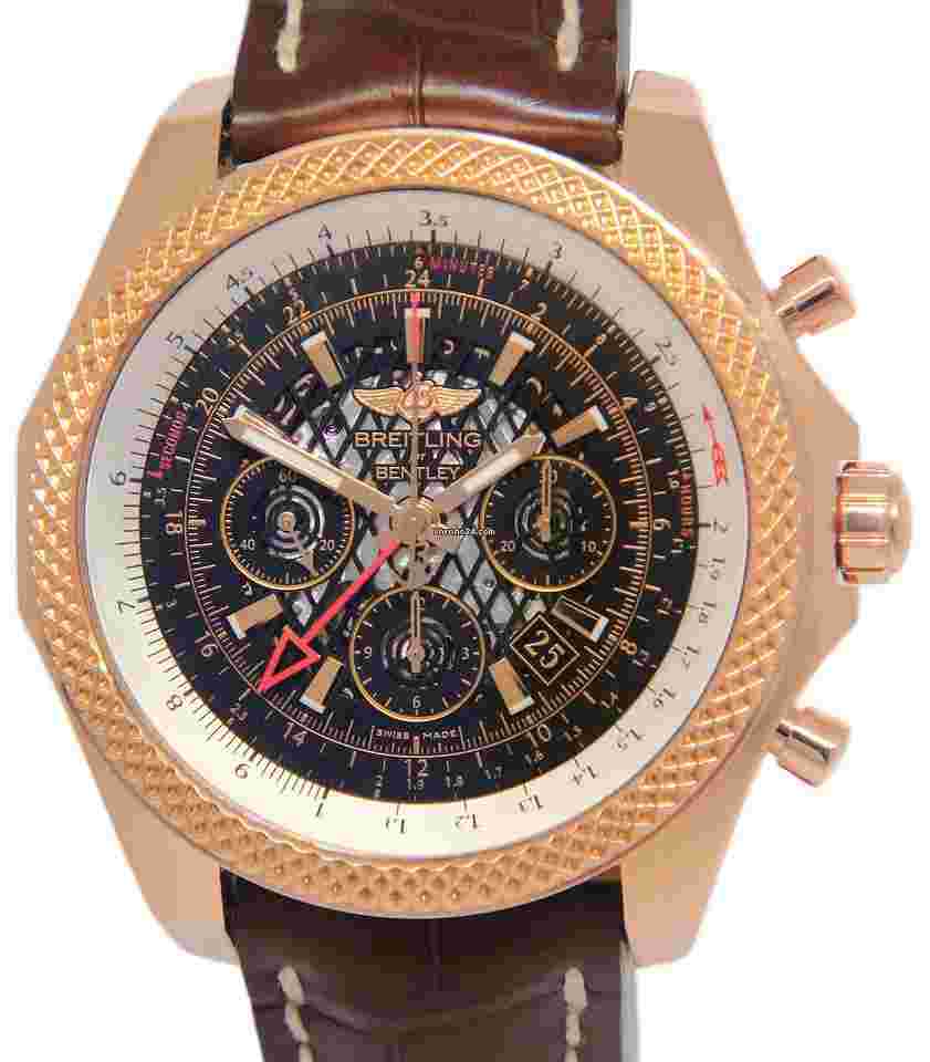 Breitling Bentley B04 GMT
18k Rose Gold Skeleton Mens 49mm Watch +Box RB0431