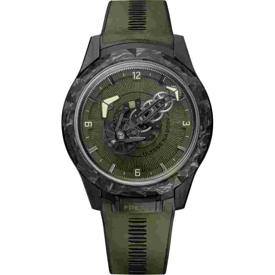 Ulysse Nardin Freak
2024 NEW Freak One OPS Green Dial Green Rubber Strap 44mm 2403-500-8A/3B