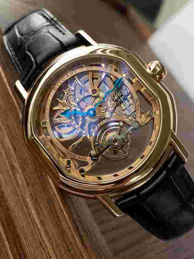 Daniel Roth
                           
                                 Bvlgari Skeletonized Tourbillon RG ref: BRR P 44 G TBSK