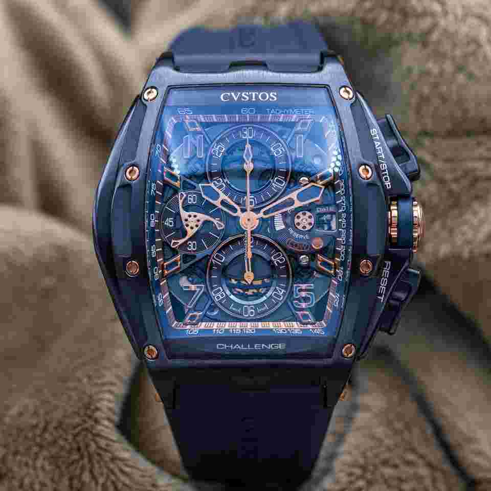Cvstos
Chronograph III Navy Blue Steel 18k Rose 41mm CVS577 2024