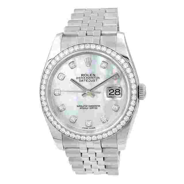 Rolex Datejust 36
                           
                                 36mm Stainless Steel MOP Datejust Watch