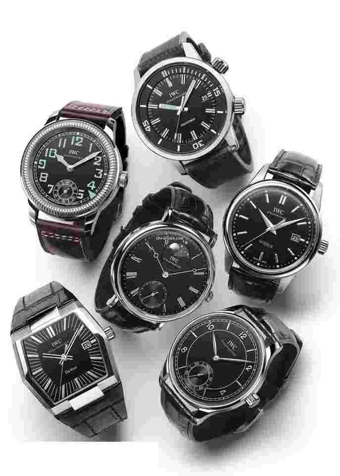 IWC
                           
                                 Vintage Jubilee Edition Set of 6 Platinum Editions Pilot Portuguese Ingenieur Aquatimer DaVinci Portofino