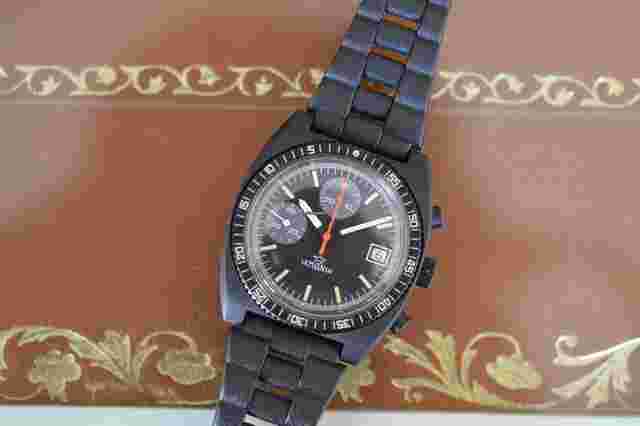 Lemania
                           
                                 Chronograph Date PVD Aluminiun Case Pre-Prodcution Piece