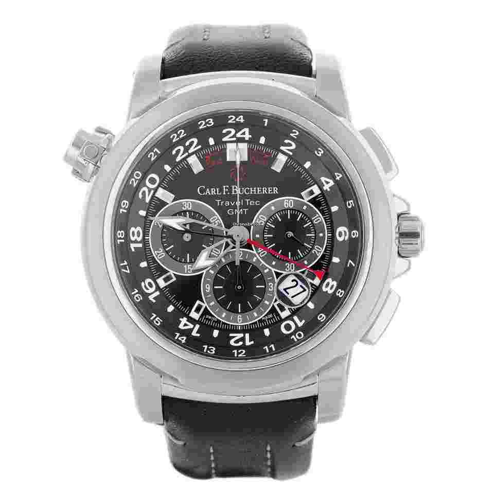 Carl F. Bucherer Patravi
TravelTec Steel Black 46mm 00.10620.08.33.02 Full Set