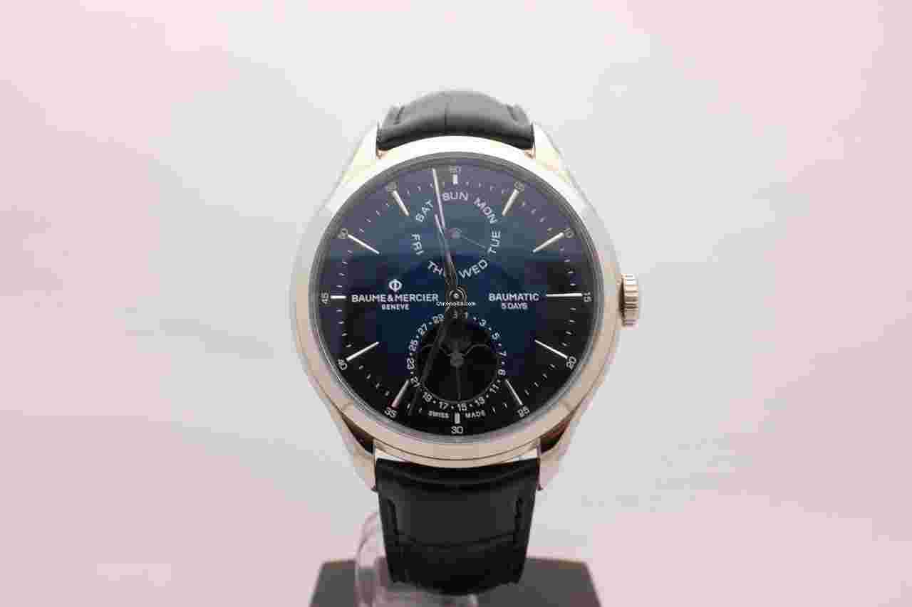 Baume & Mercier Clifton
Baumatic Moonphase 5 Days 39MM 10756 Box Papers