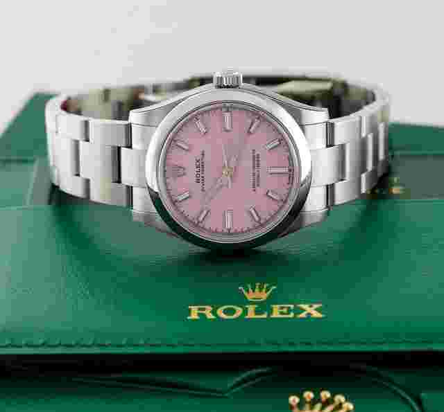 Rolex Oyster Perpetual 31
                           
                                 277200 Candy Pink Rare Novelty Model Superalloy 904L 31mm Stainless Steel