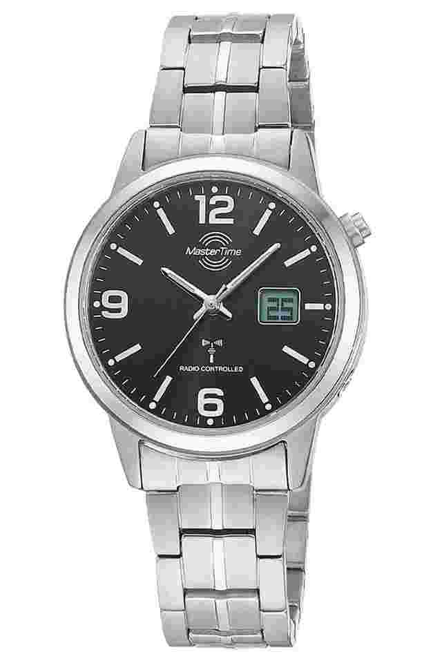 Master Time MTLT-10901-22M Damen-Funkuhr Expert Titan/Schwarz