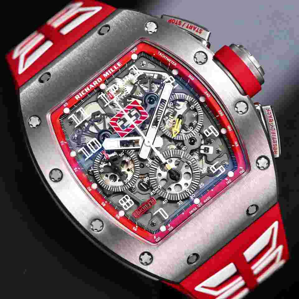 Richard Mille RM 011
RM011-FM Serviced Dubail Edition 1/30 Titanium Skeleton Red Felipe Massa
