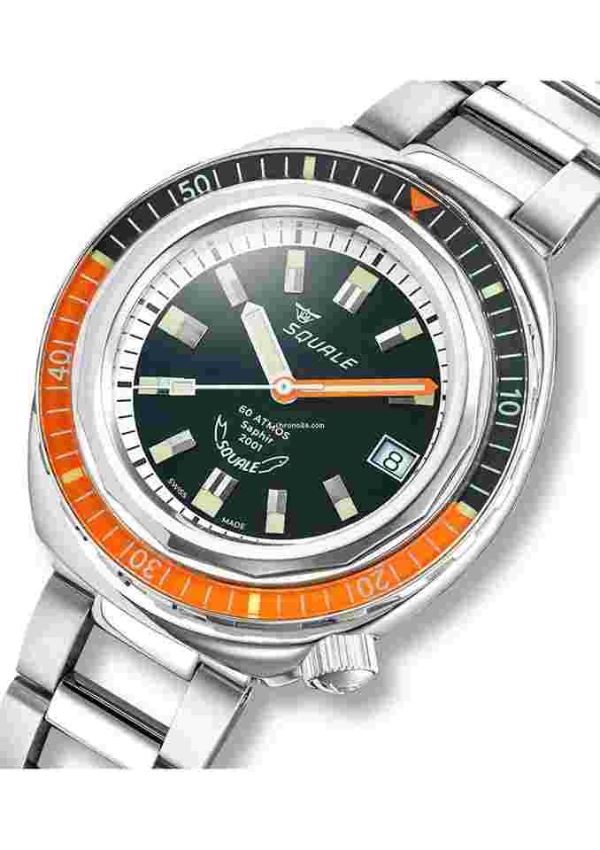 Squale
                           
                                 2001 Heritage Limited Edition - Stainless Steel Bracelet - OFFICIAL DEALER