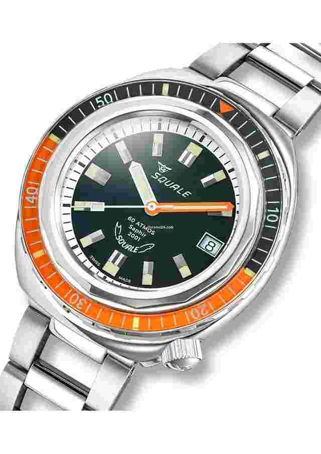 Squale
                           
                                 2001 Heritage Limited Edition - Stainless Steel Bracelet - OFFICIAL DEALER