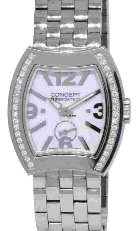 Bedat & Co
                           
                                 NOS Bedat & Co. Concept B3 Steel & Diamond White Ladies Quartz Watch B/P CB03