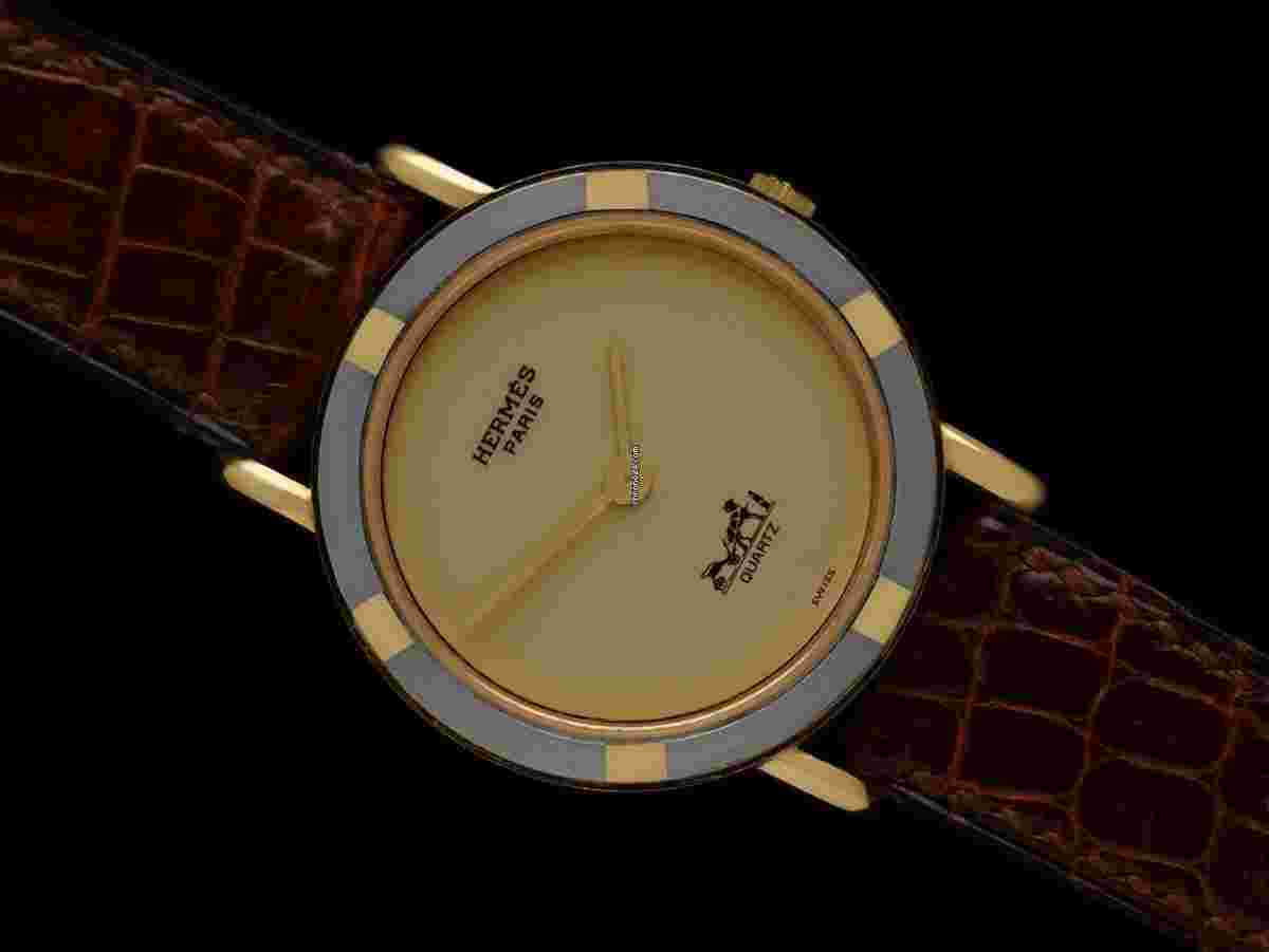 Hermès
Pursang Dame Ladies 18K Gold Watch - Near New-Old-Stock with Papers & Boxes