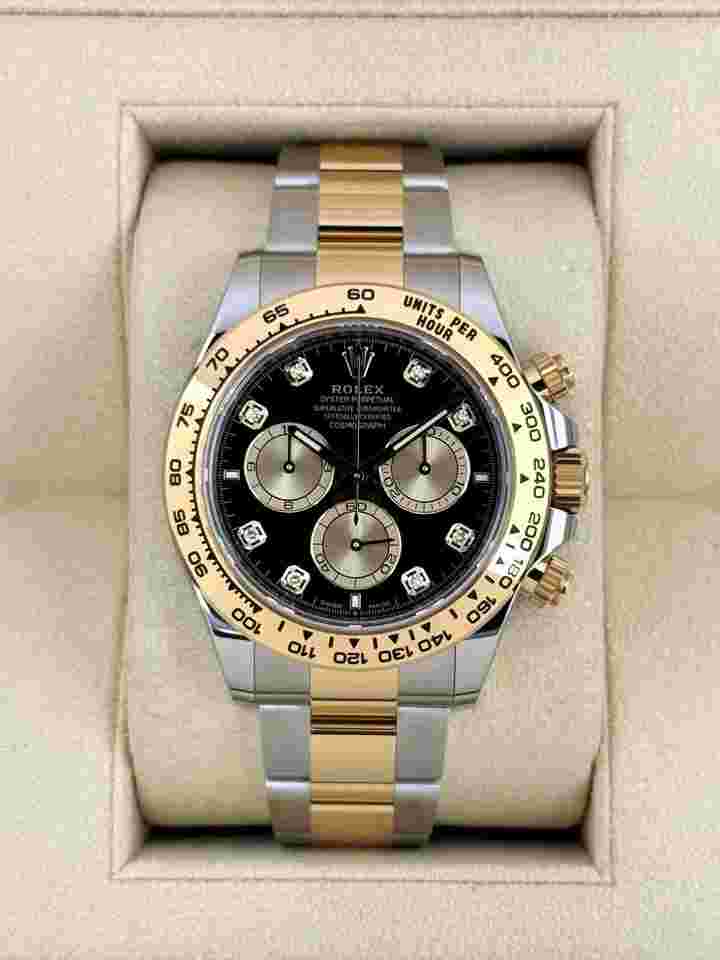 Rolex Daytona
                           
                                 NEW 2025 Daytona 40mm 126503 Two-Tone Black Diamond Dial
