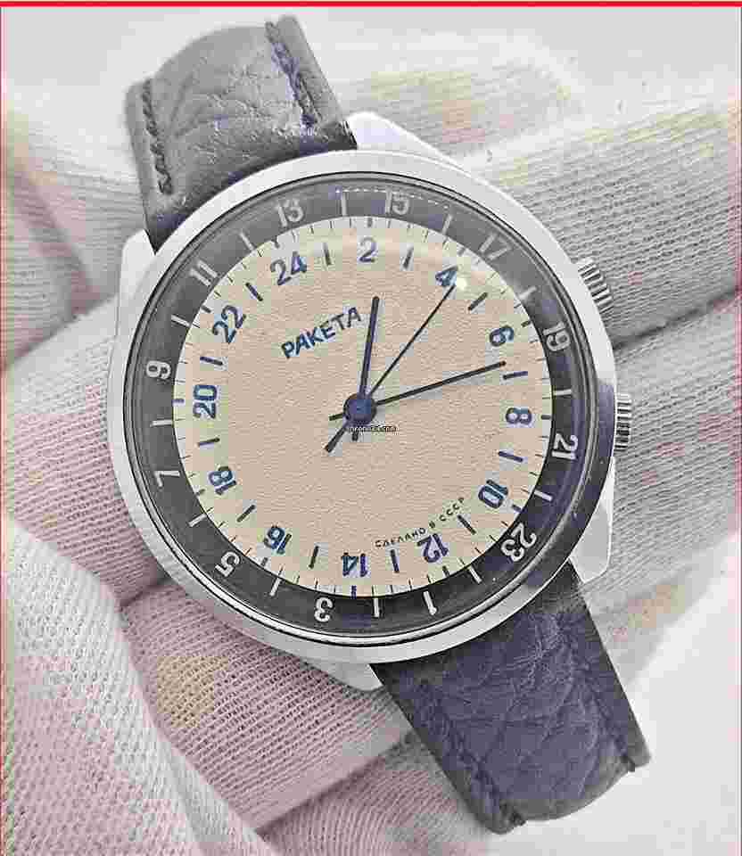 Raketa
Mint Vintage Soviet 24H Made In USSR Manual Wind 40mm Men's