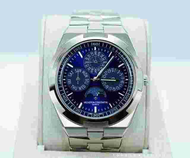 Vacheron Constantin Overseas
                           
                                 PERPETUAL CALENDAR 4300V 18K WHITE GOLD BLUE DIAL FULL SET