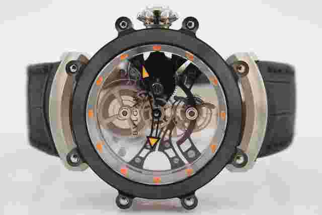 Bulgari
                           
                                 Gerald Genta Sapphire Tourbillion LTD Edition Skeleton 53mm Watch 102628