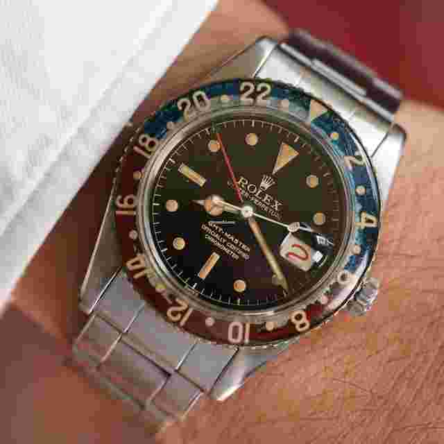 Rolex GMT-Master
                           
                                 Reference 6542 Bakelite Bezel
