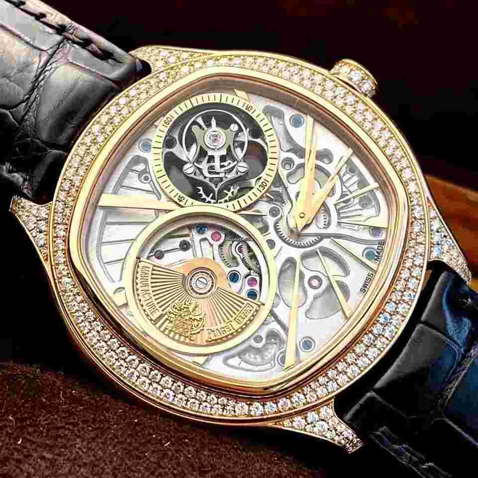 Piaget
                           
                                 Diamond rose gold automatic watch 46.5MM.G0A38058