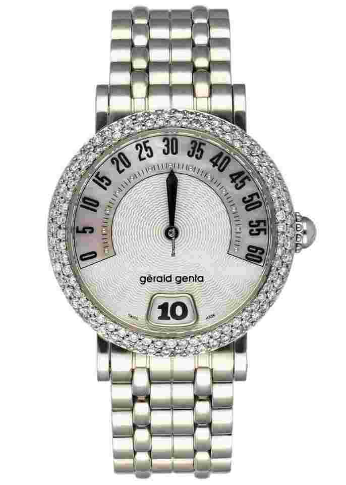 Gérald Genta
                           
                                 Retro Classic G.3624 Diamonds Steel Ladies Watch Box Papers