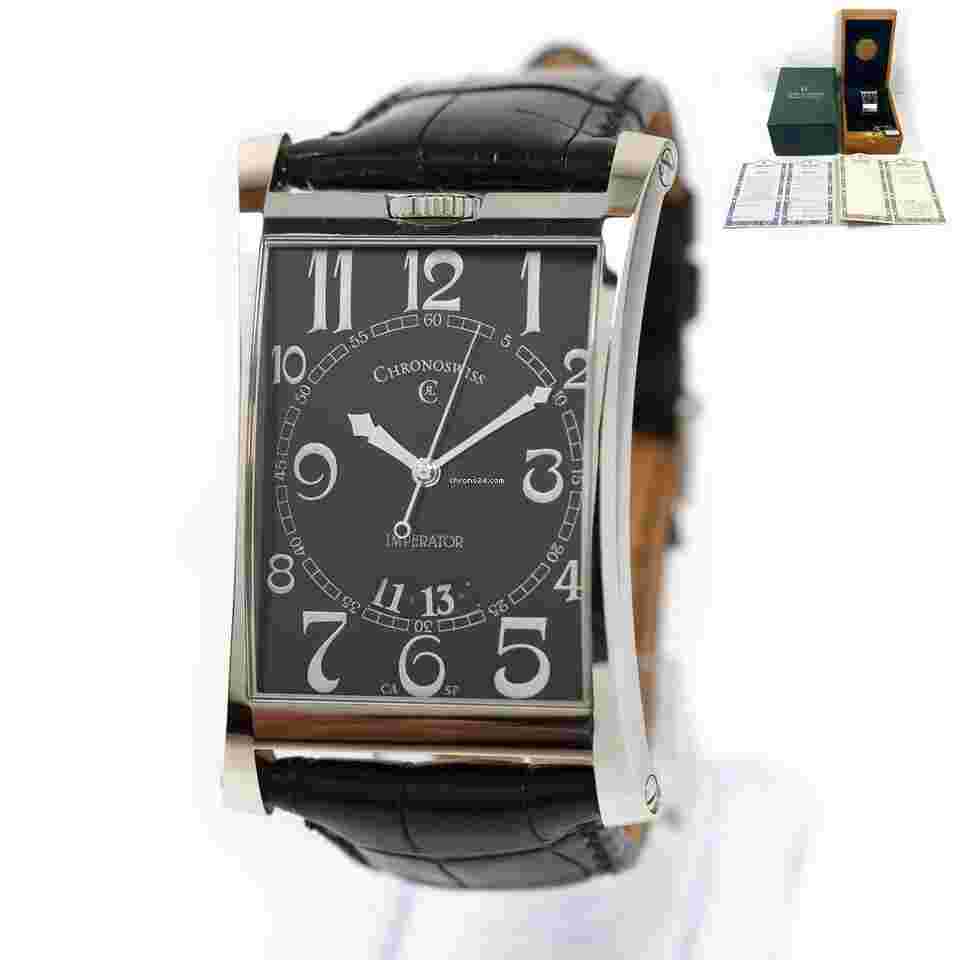 Chronoswiss Imperator CH2873 Automatic Silver Dial Date Stainless Steel Men's