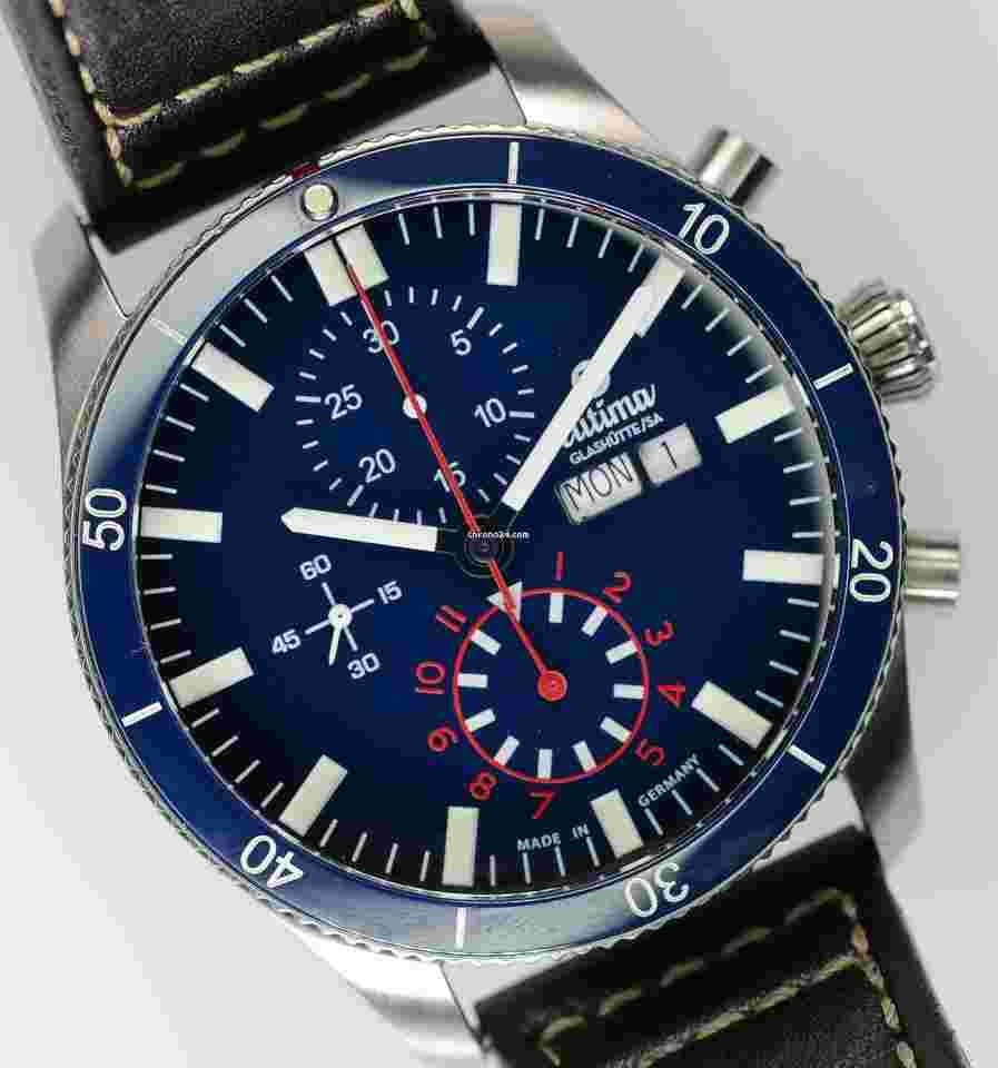 Tutima Grand Flieger Airport
                           
                                 Glashütte Grand Flieger Airport Chronograph 43,5mm 640701
