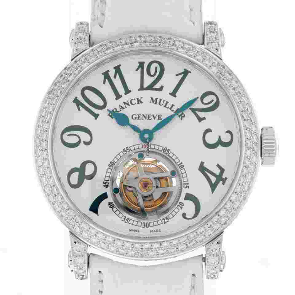 Franck Muller
UNWORN Round Tourbillon Diamond 18k White Gold Ref# 7008 T D OG WHI box & papers
