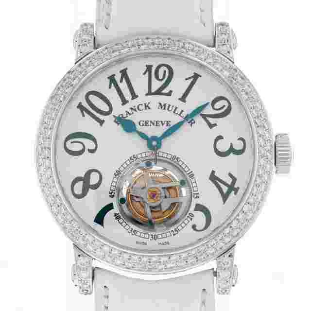 Franck Muller
                           
                                 UNWORN Round Tourbillon Diamond 18k White Gold Ref# 7008 T D OG WHI box & papers