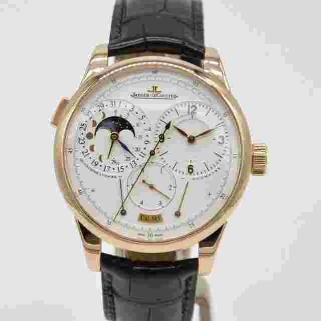 Jaeger-LeCoultre Duomètre
                           
                                 A Quantieme Lunaire 18k Rose Gold 40.5m Q6042521 602.2.24.S Leather