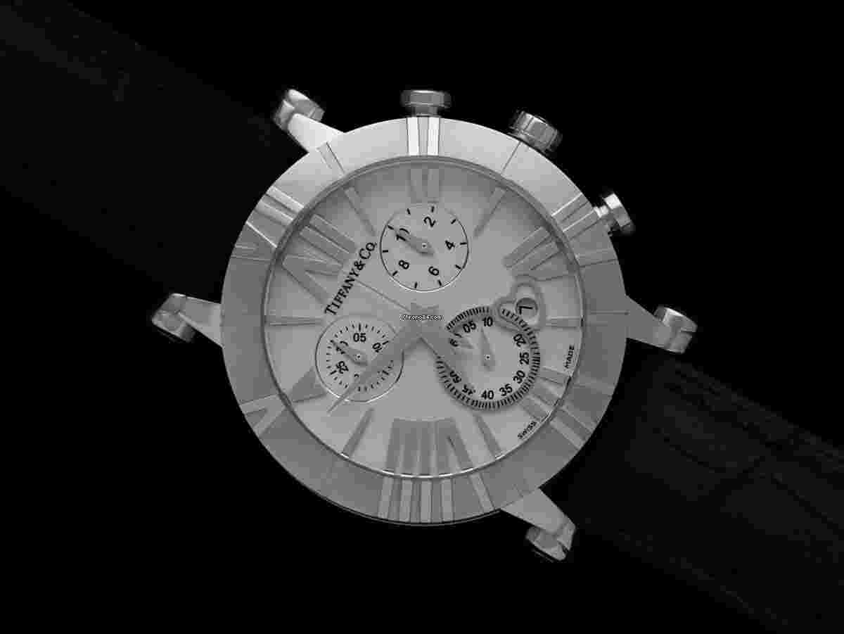Tiffany Atlas
37mm Unisex Chronograph Watch - Stainless Steel & Ceramic