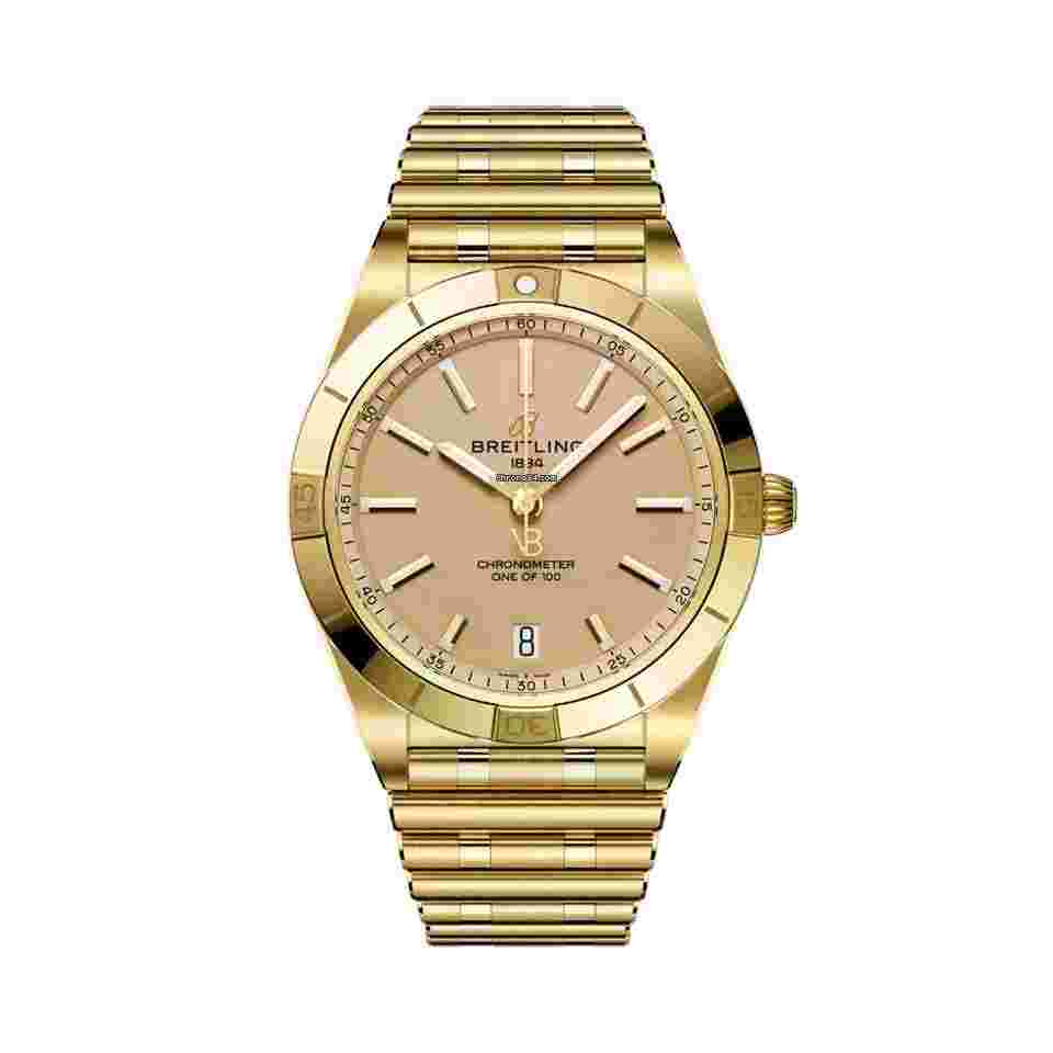 Breitling Chronomat 36
Automatic 36mm Victoria Beckham Yellow Gold Limited Edition NEW UNWORN