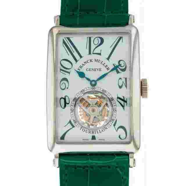 Franck Muller Long Island
                           
                                 UNWORN Long Island Tourbillon Ref# 1200 T OG GRN 18k White Gold box & papers
