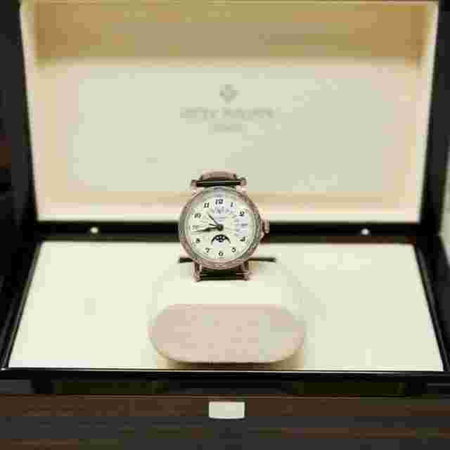 Patek Philippe Perpetual Calendar
                           
                                 Grand Complications Retrograde White Gold Silver Dial on Leather Strap %5BCOMPLETE SET 2020%5D UNWORN 38mm