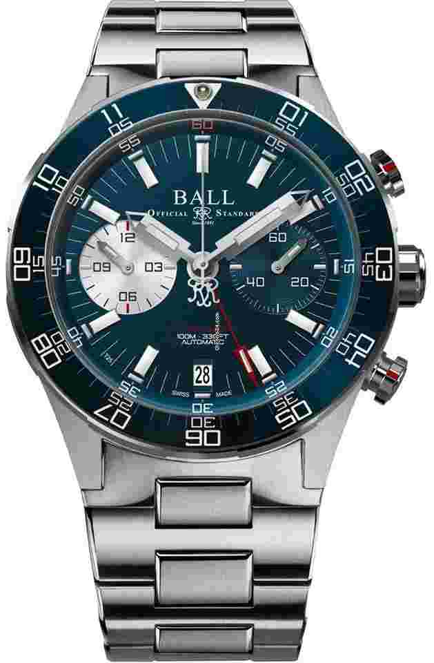 Ball Roadmaster
                           
                                 DC3180C-S2CJ-BE Roadmaster Chronograph Blue Dial