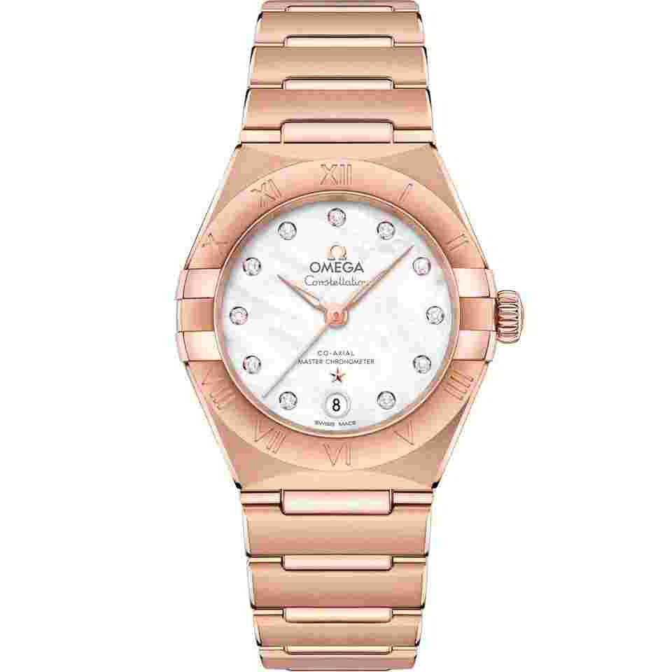 Omega Constellation
2025 New Constellation White Mother-Of-Pearl Dial Sedna Gold 29 mm