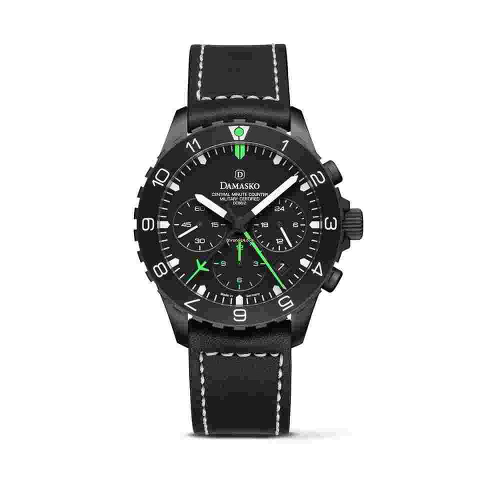 Damasko
                           
                                 DC86/2 Black Case w Green