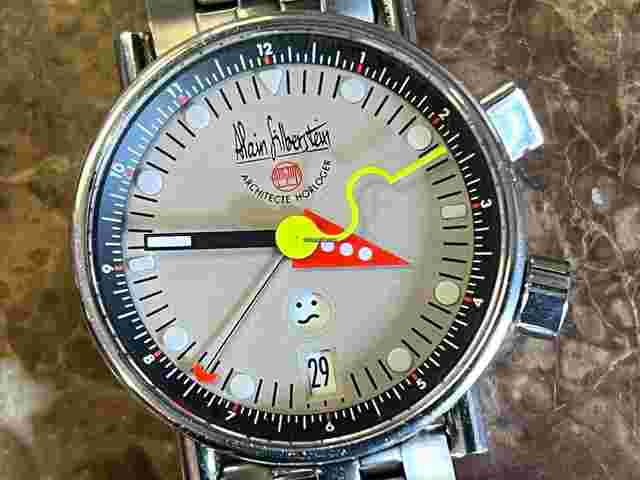 Alain Silberstein
                           
                                 Le Reveil SMILEDAY GMT Automatic 37mm with Box Papers Limited Edition 500pcs LR 42 G