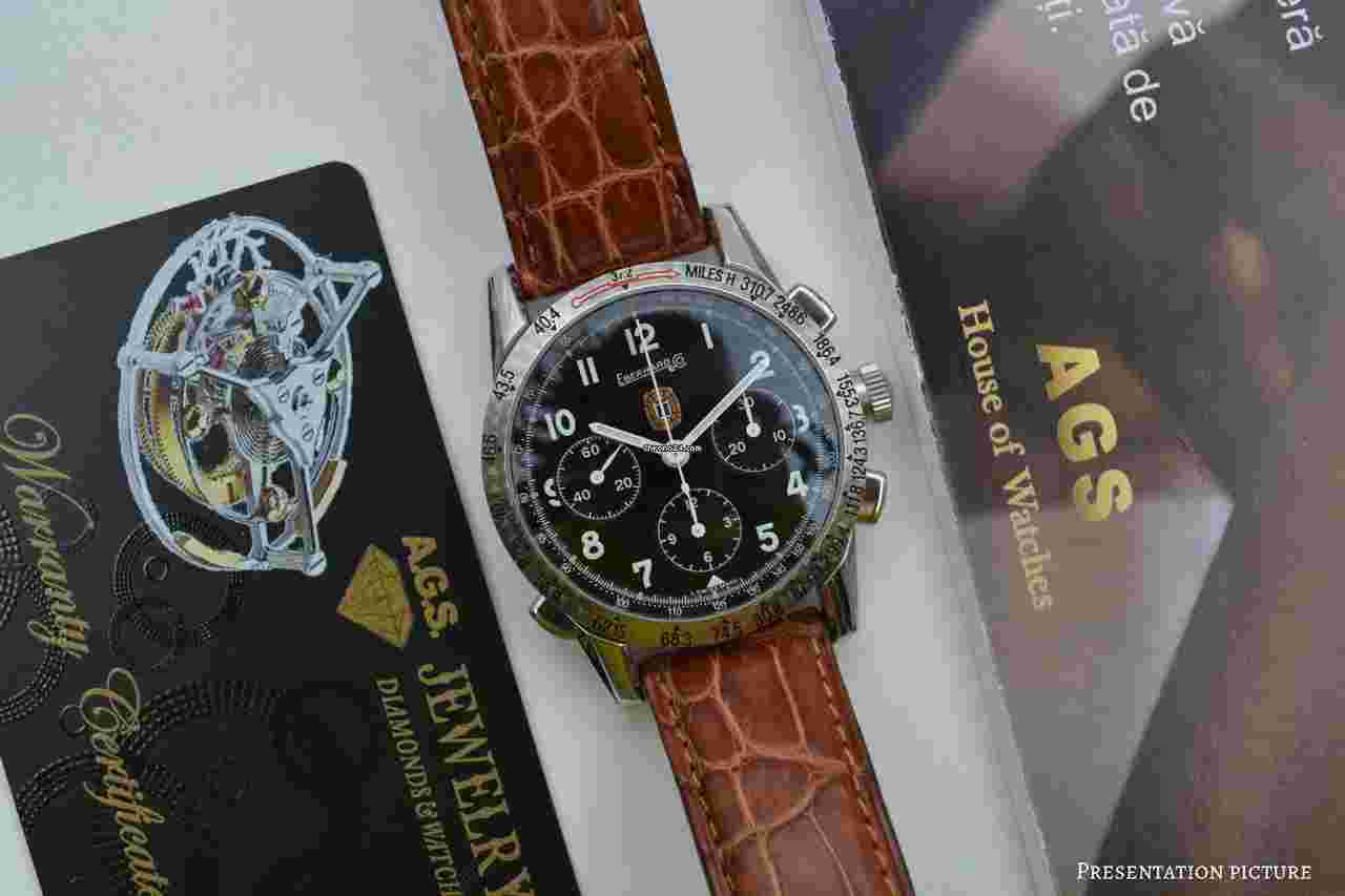 Eberhard & Co. Tazio Nuvolari
                           
                                 Rattrapante Chronograph Black Dial 39.5 mm Ref: 31055