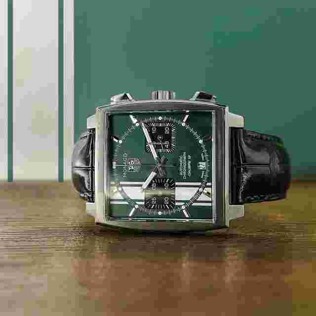 TAG Heuer Monaco Calibre 12
                           
                                 "Exclusive Swiss Limited Edition" Only 250 Pcs Green Dial